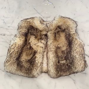 Girl’s Faux Fur Vest